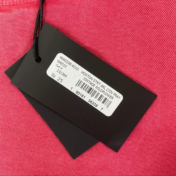 New PAIGE Hoxton Straight Ankle Jean Wildflower NWT Denim 25 - Picture 7 of 14